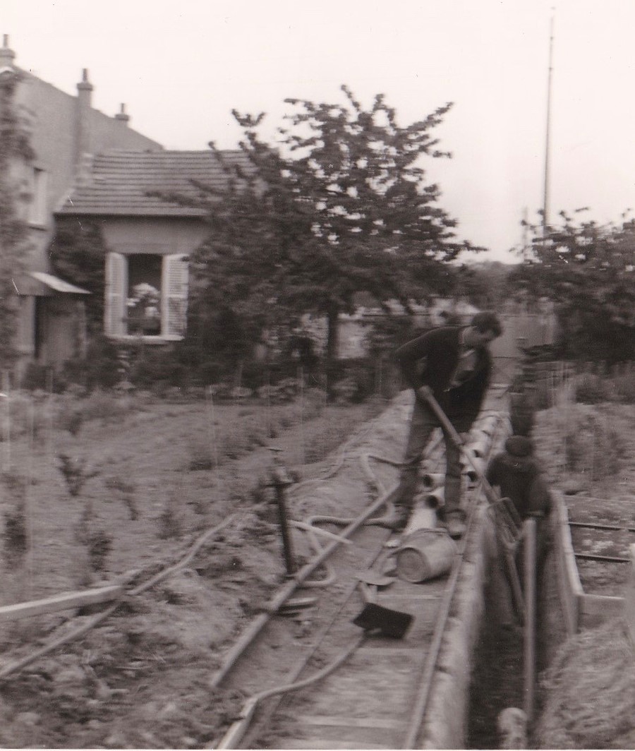 photo du jardin à l'époque